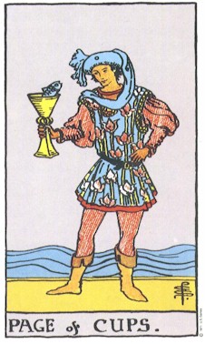 Tarot Cups Page