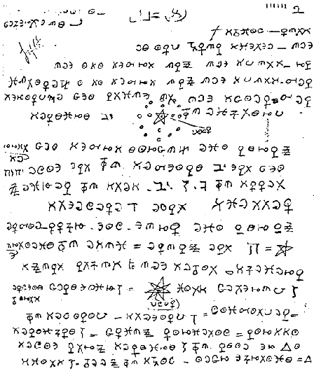 Cipher Manuscript Folio 14