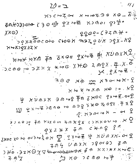 Cipher Manuscript Folio 18
