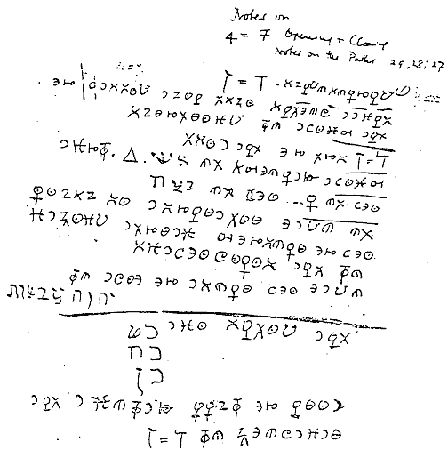 Cipher Manuscript Folio 33
