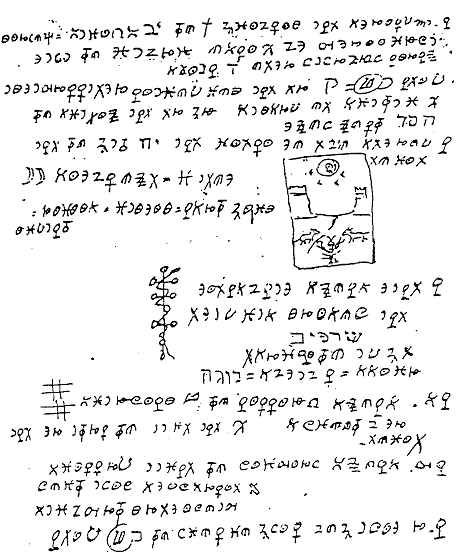 Cipher Manuscript Folio 36