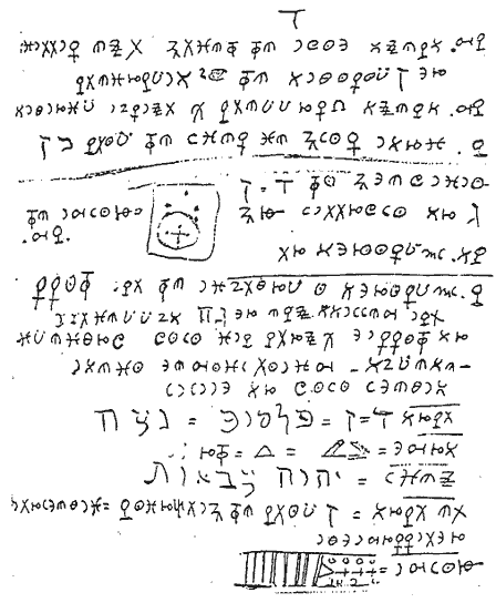 Cipher Manuscript Folio 40