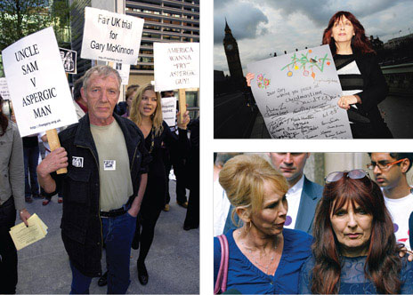 Gary McKinnon protesters