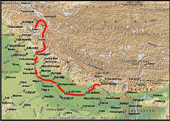 Map of Nepal