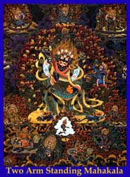 Two Arms Standing Mahakala