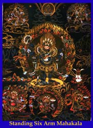 Six Arms Standing Mahakala