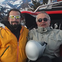 Skiing Amade with Marci 2010