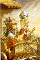 Krisna and Arjun