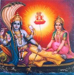 Vishnu and Lakshmi