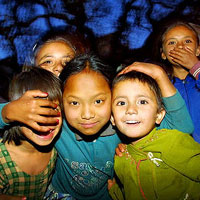 Smiling children