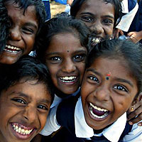 Children smiling