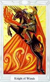 Tarot Wands Knight