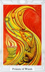 Tarot Wands Princess