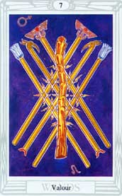 Tarot Wands 7