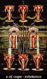 Tarot Cups 8