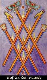 Tarot Wands 6