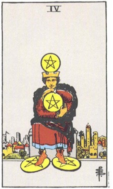 Tarot Pentacles 4