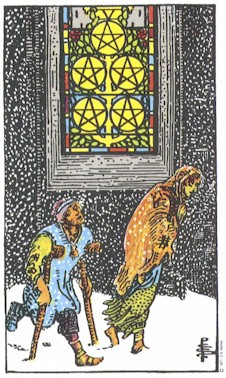 Tarot Pentacles 5