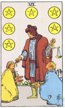 Tarot Pentacles 6