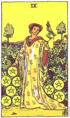 Tarot Pentacles 9