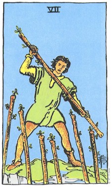 Tarot Wands 7