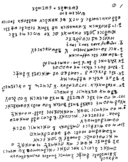 Cipher Manuscript Folio 03