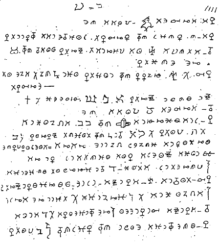 Cipher Manuscript Folio 19
