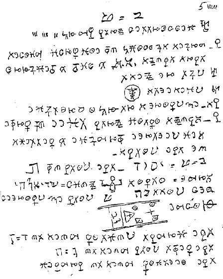 Cipher Manuscript Folio 20
