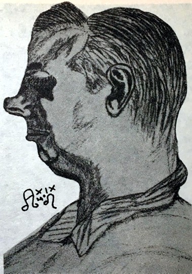 Norman Mudd (sketch by Aleister Crowley)