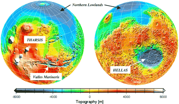 Mars Topography