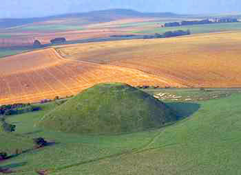 Silbury Hill, part of the Avebury complex Silbury Hill