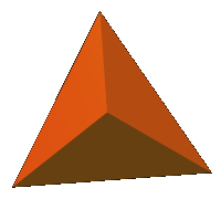 Tetrehedron - Four Faced Shape Tetrehedron