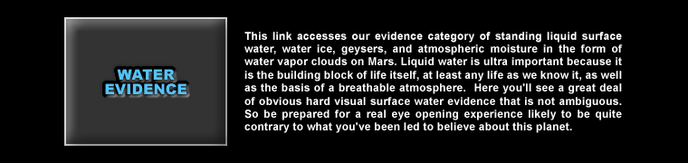 Mars Anomaly Research - Water Evidence