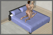 kneeling missionary position