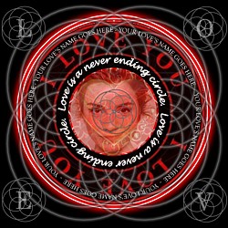 Love is a Never Ending Circle Sigil - Custom